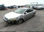 2014 Honda Accord Lx Silver vin: 1HGCR2F35EA201038