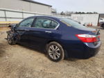 2014 Honda Accord Lx Blue vin: 1HGCR2F35EA219233