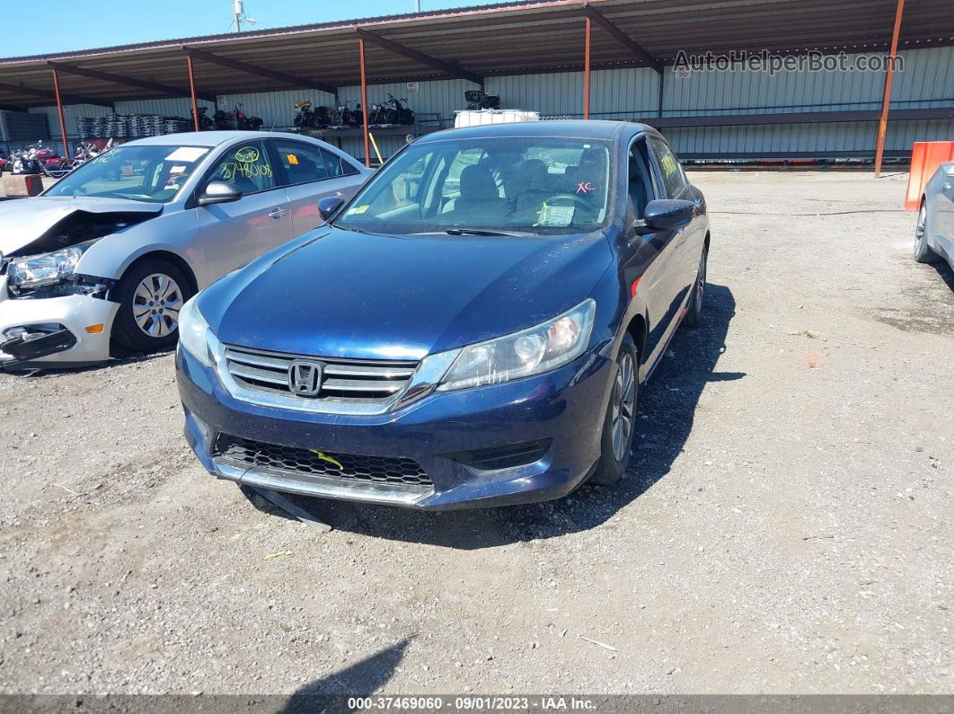 2014 Honda Accord Sdn Lx Синий vin: 1HGCR2F35EA262258