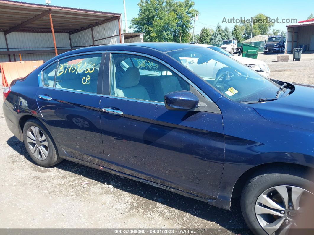 2014 Honda Accord Sdn Lx Синий vin: 1HGCR2F35EA262258