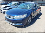 2014 Honda Accord Sdn Lx Blue vin: 1HGCR2F35EA262258