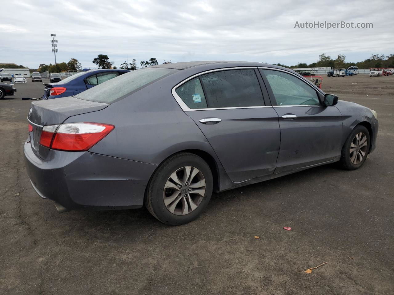 2014 Honda Accord Lx Gray vin: 1HGCR2F35EA270618