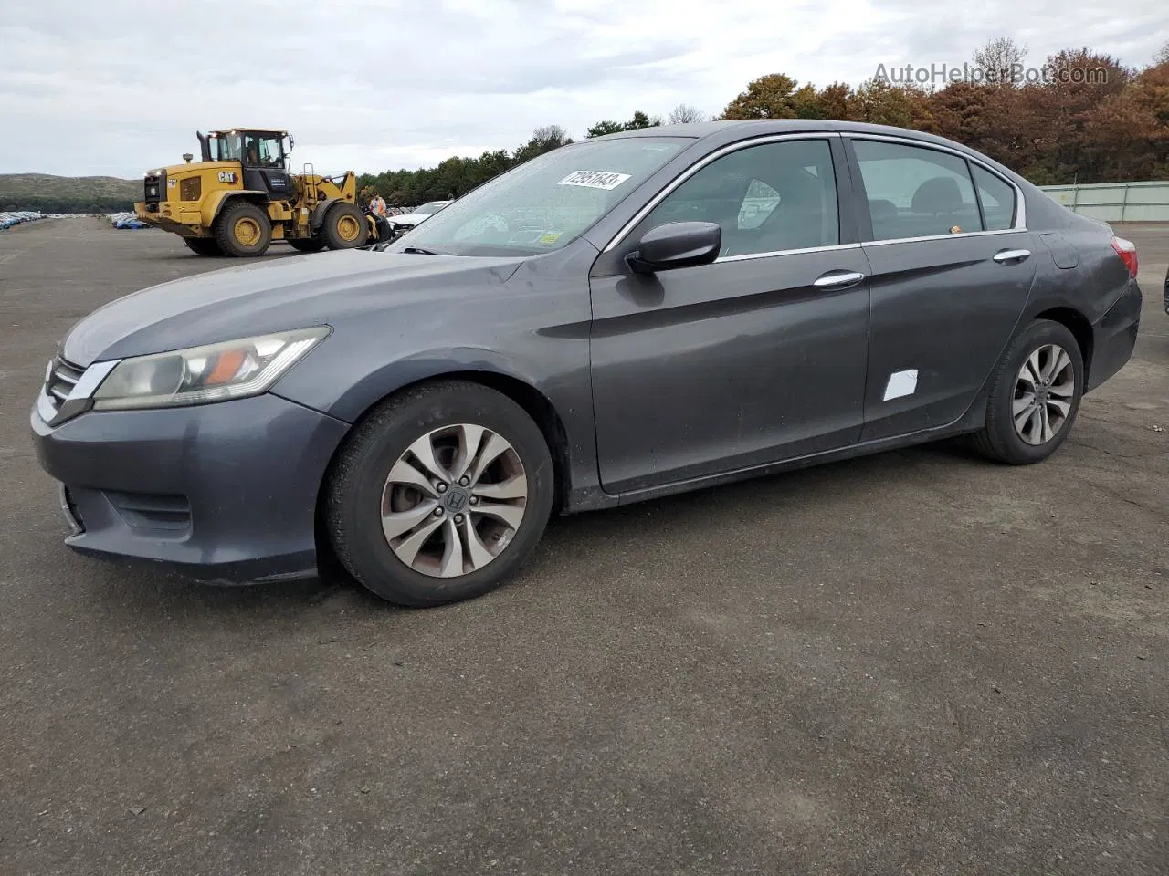 2014 Honda Accord Lx Gray vin: 1HGCR2F35EA270618