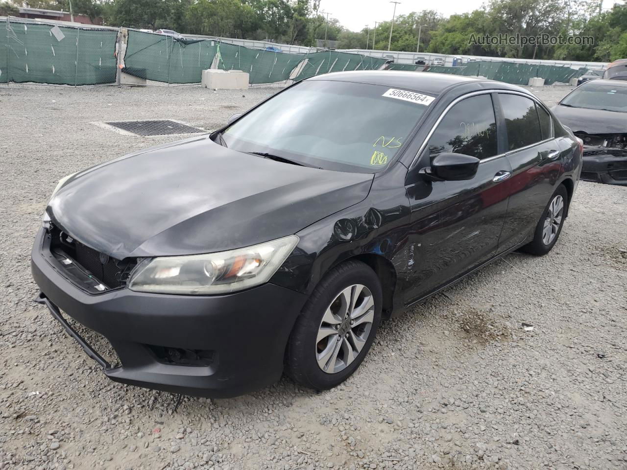 2014 Honda Accord Lx Black vin: 1HGCR2F35EA306128