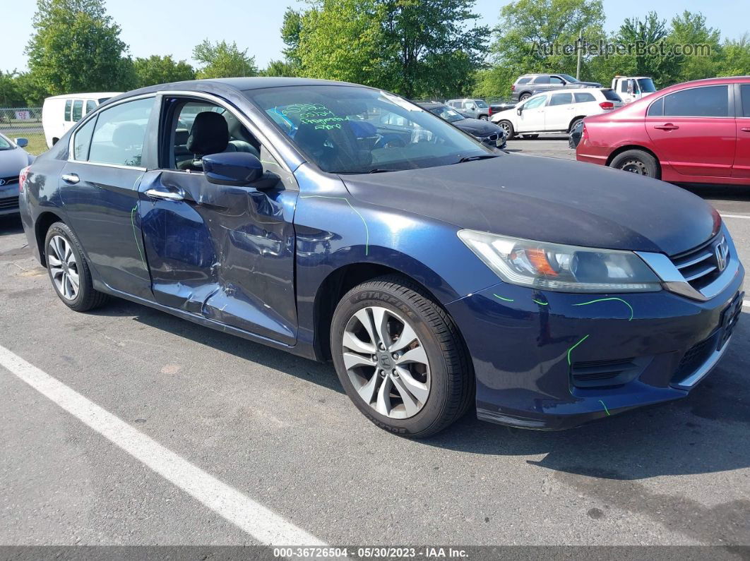 2015 Honda Accord Sedan Lx Dark Blue vin: 1HGCR2F35FA021303