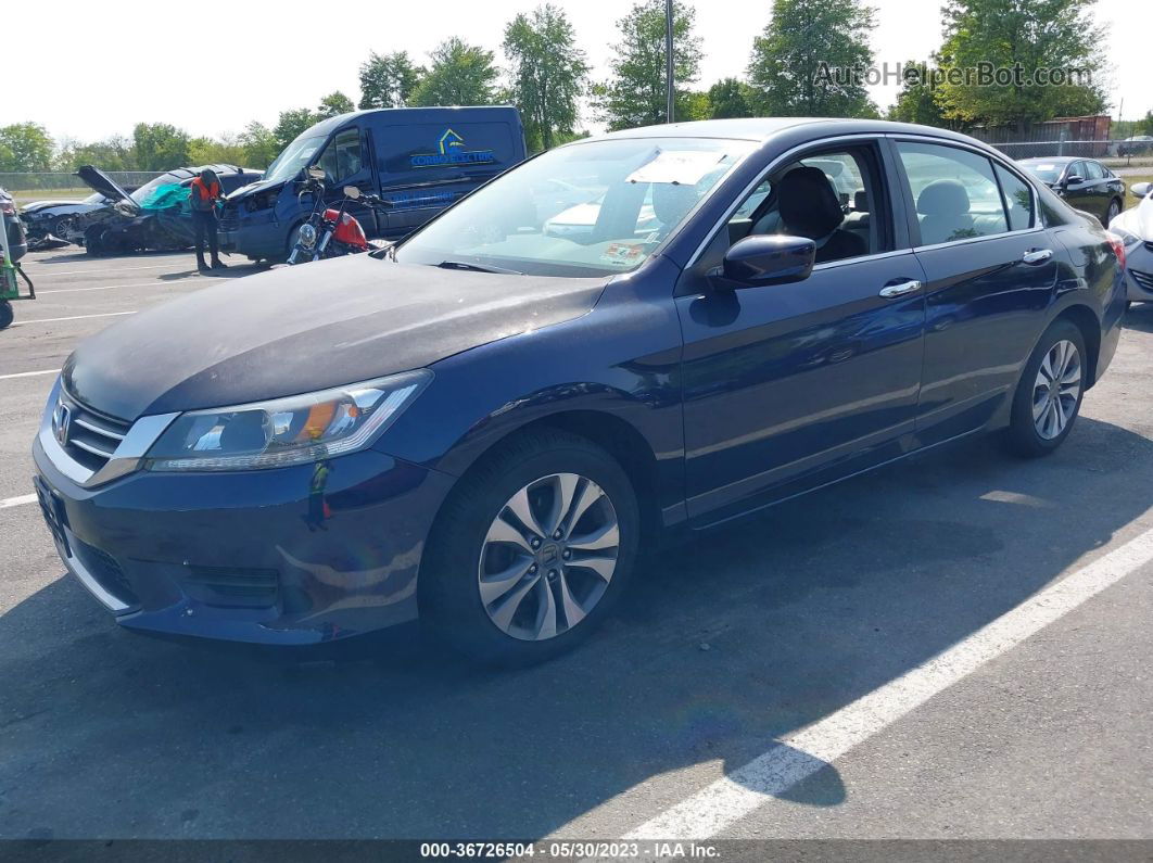 2015 Honda Accord Sedan Lx Dark Blue vin: 1HGCR2F35FA021303