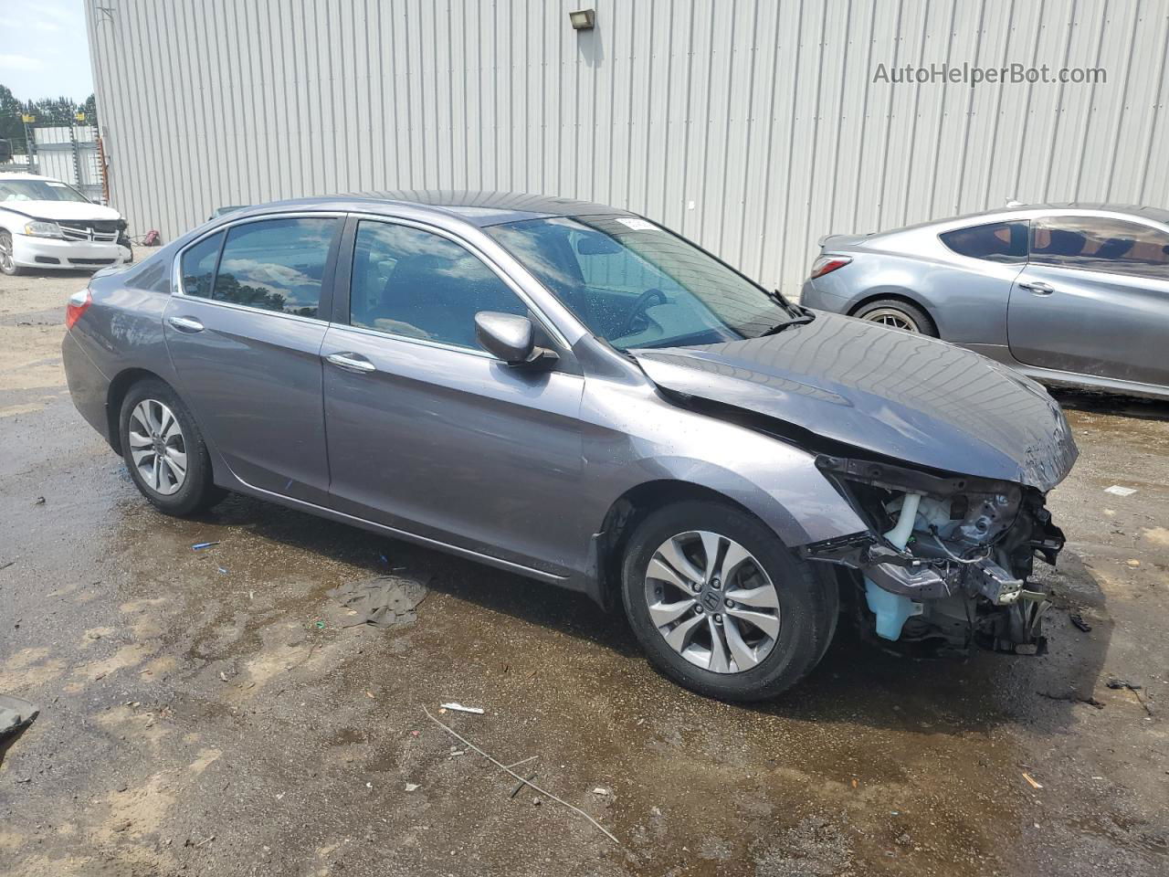 2015 Honda Accord Lx Серый vin: 1HGCR2F35FA088029