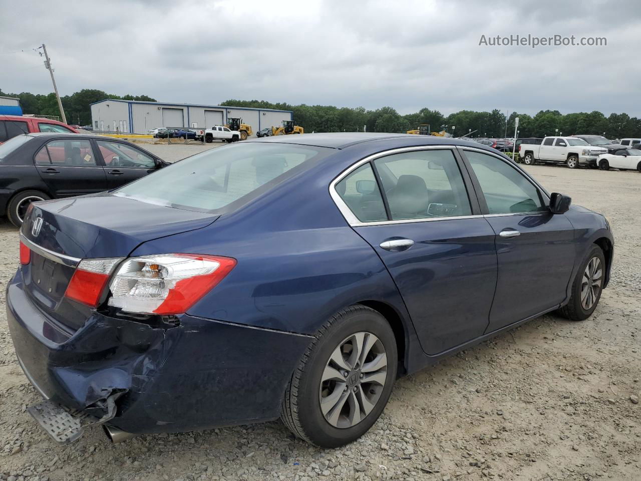 2015 Honda Accord Lx Синий vin: 1HGCR2F35FA112202