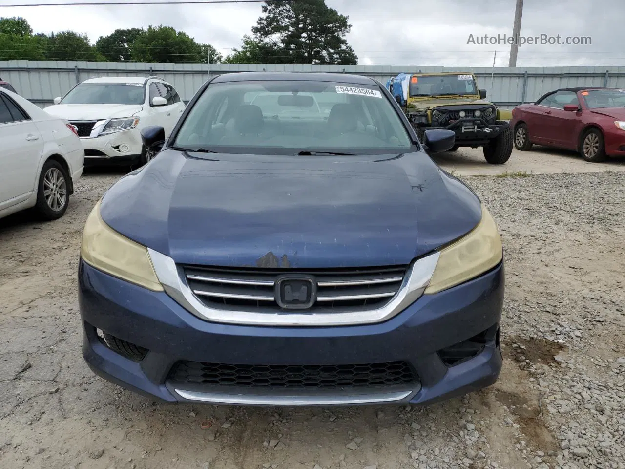 2015 Honda Accord Lx Синий vin: 1HGCR2F35FA112202