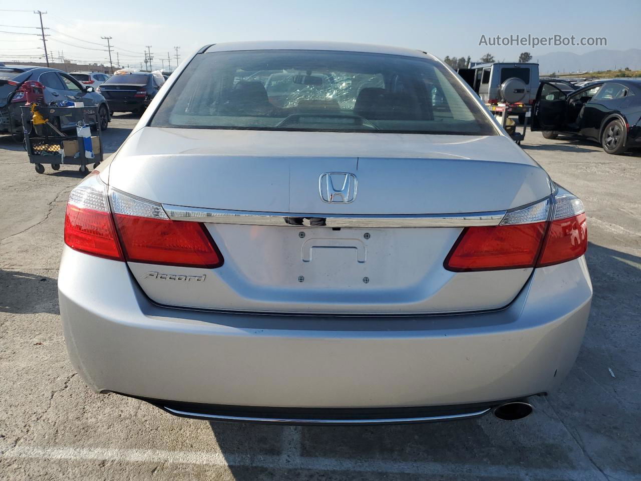 2015 Honda Accord Lx Silver vin: 1HGCR2F35FA152361