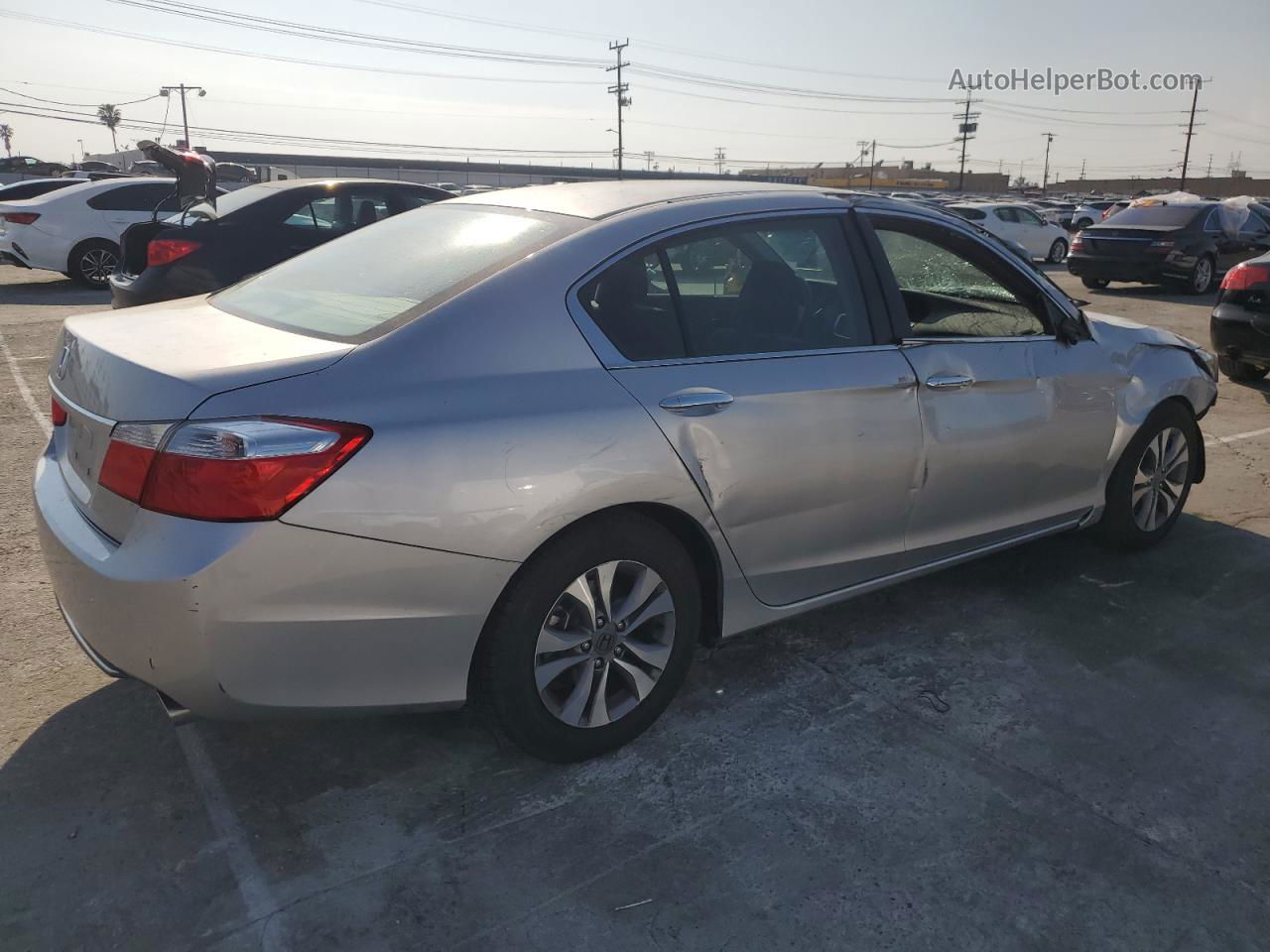 2015 Honda Accord Lx Silver vin: 1HGCR2F35FA152361