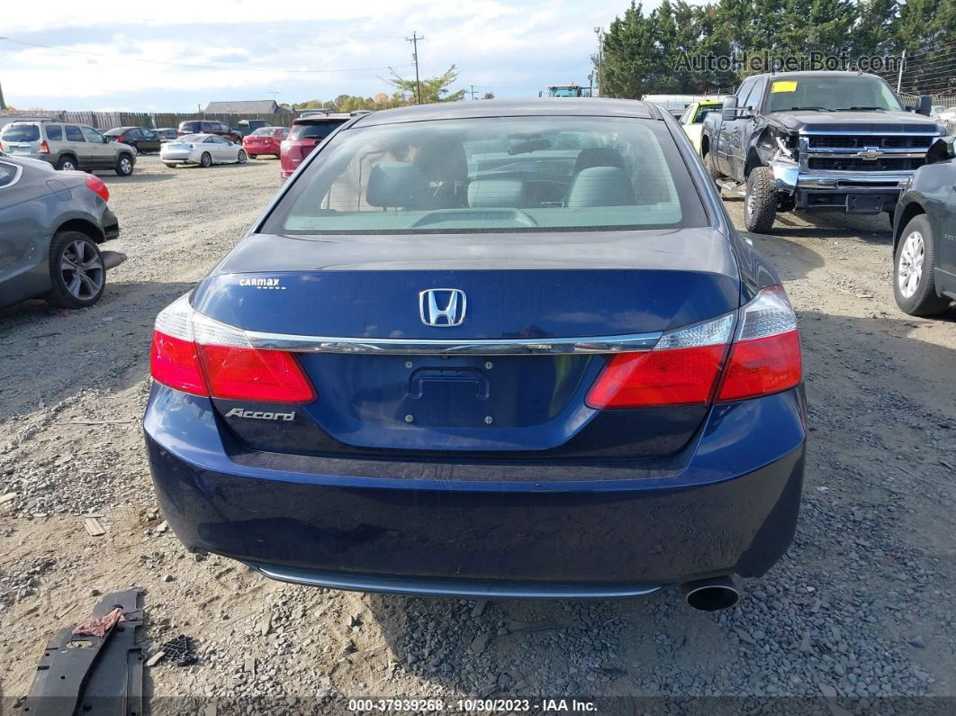 2015 Honda Accord Lx Blue vin: 1HGCR2F35FA184100