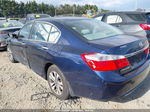 2015 Honda Accord Lx Blue vin: 1HGCR2F35FA184100