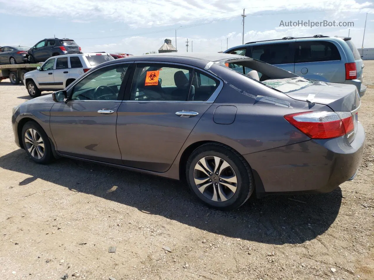 2015 Honda Accord Lx Gray vin: 1HGCR2F35FA199616