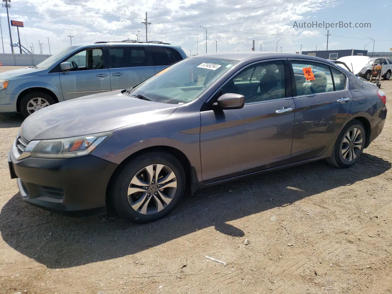 2015 Honda Accord Lx Gray vin: 1HGCR2F35FA199616