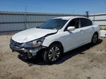 2015 Honda Accord Lx White vin: 1HGCR2F35FA204104