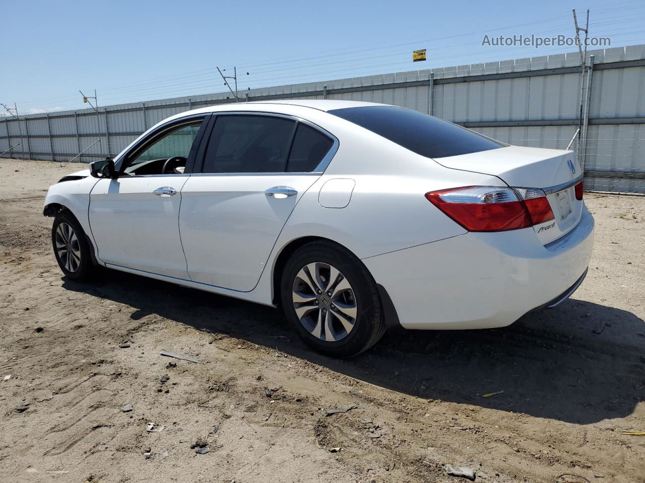 2015 Honda Accord Lx White vin: 1HGCR2F35FA204104