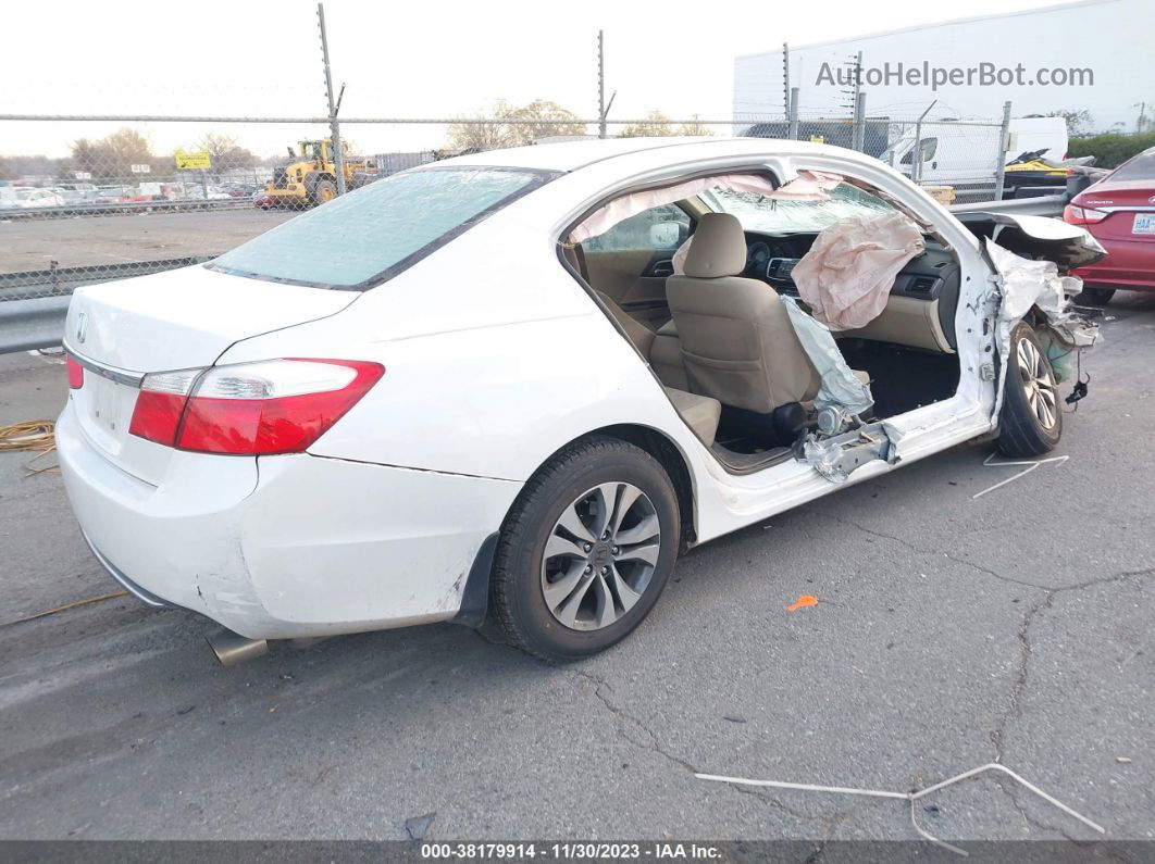 2015 Honda Accord Lx White vin: 1HGCR2F35FA213868