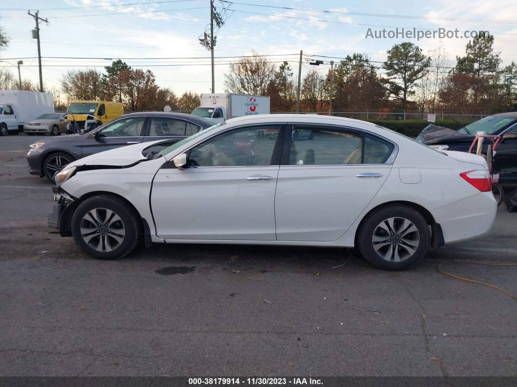 2015 Honda Accord Lx White vin: 1HGCR2F35FA213868