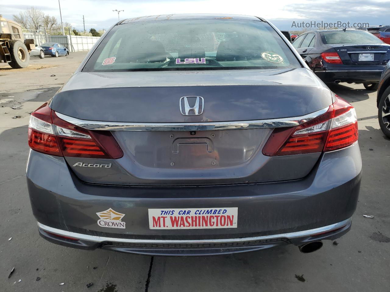 2016 Honda Accord Lx Угольный vin: 1HGCR2F35GA004437