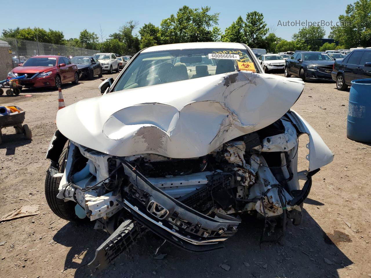 2016 Honda Accord Lx White vin: 1HGCR2F35GA028625