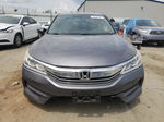 2017 Honda Accord Lx Gray vin: 1HGCR2F35HA002009