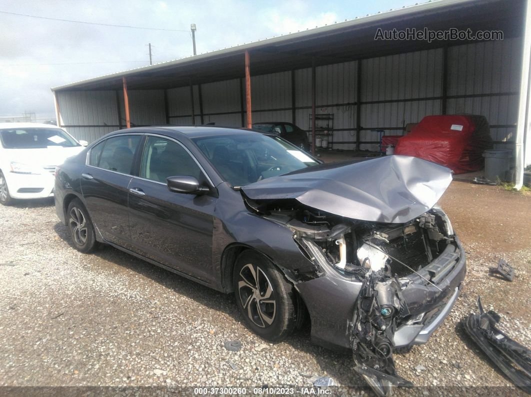 2017 Honda Accord Sedan Lx Gray vin: 1HGCR2F35HA045121