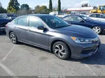 2017 Honda Accord Lx Gray vin: 1HGCR2F35HA058032