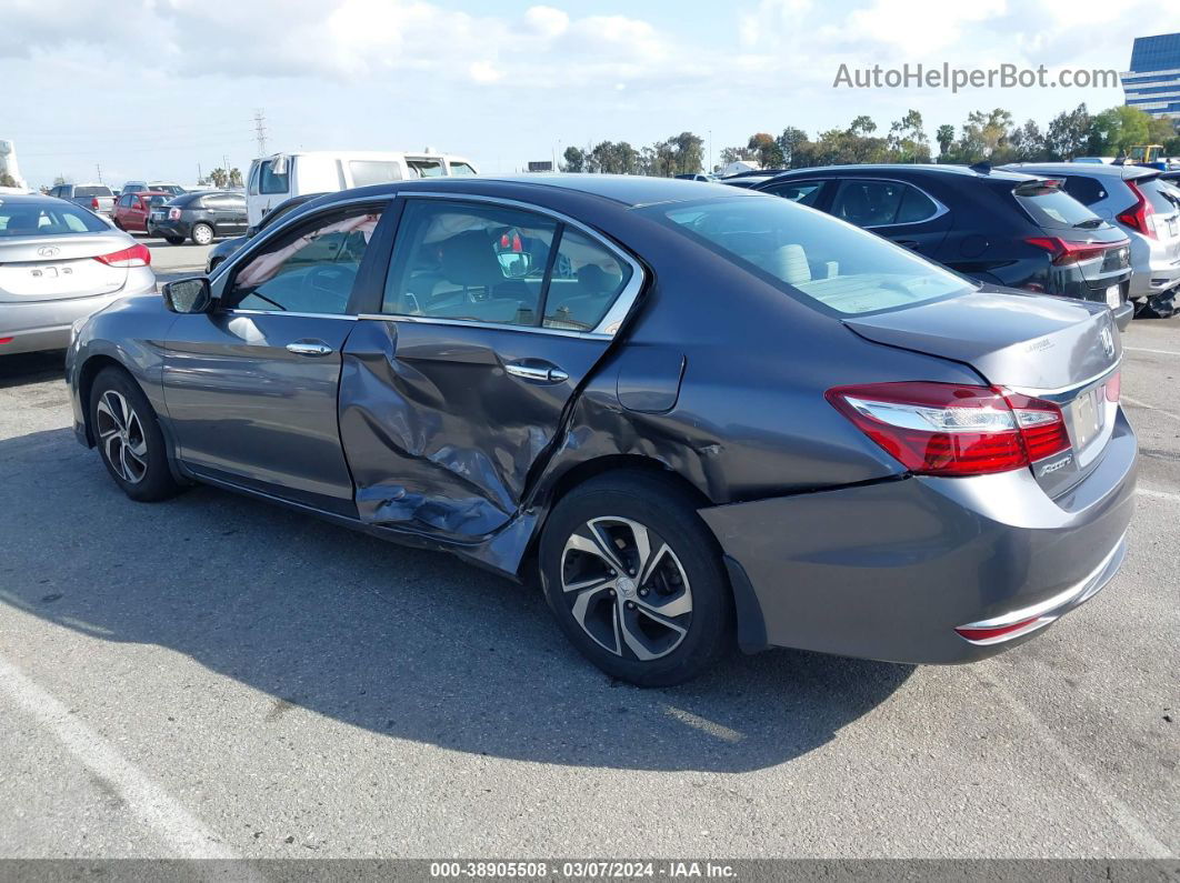 2017 Honda Accord Lx Gray vin: 1HGCR2F35HA058032