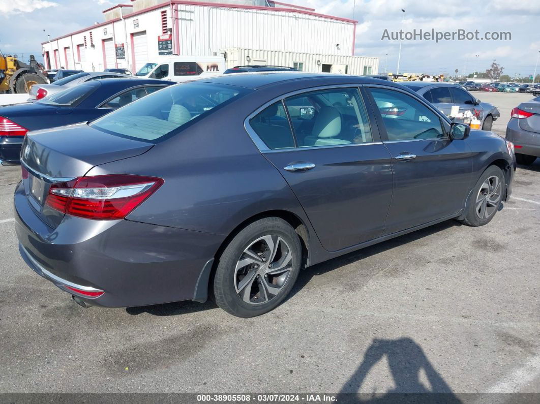 2017 Honda Accord Lx Gray vin: 1HGCR2F35HA058032