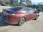 2017 Honda Accord Lx Red vin: 1HGCR2F35HA063957