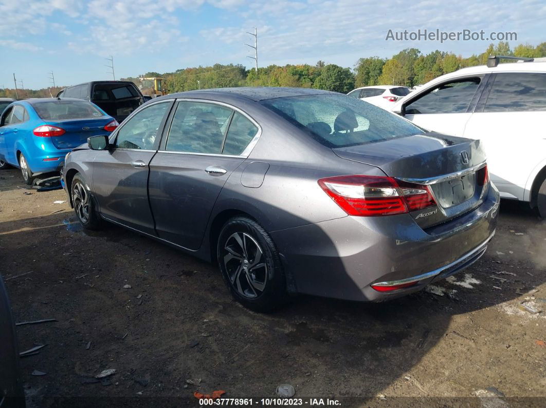 2017 Honda Accord Lx Gray vin: 1HGCR2F35HA104510