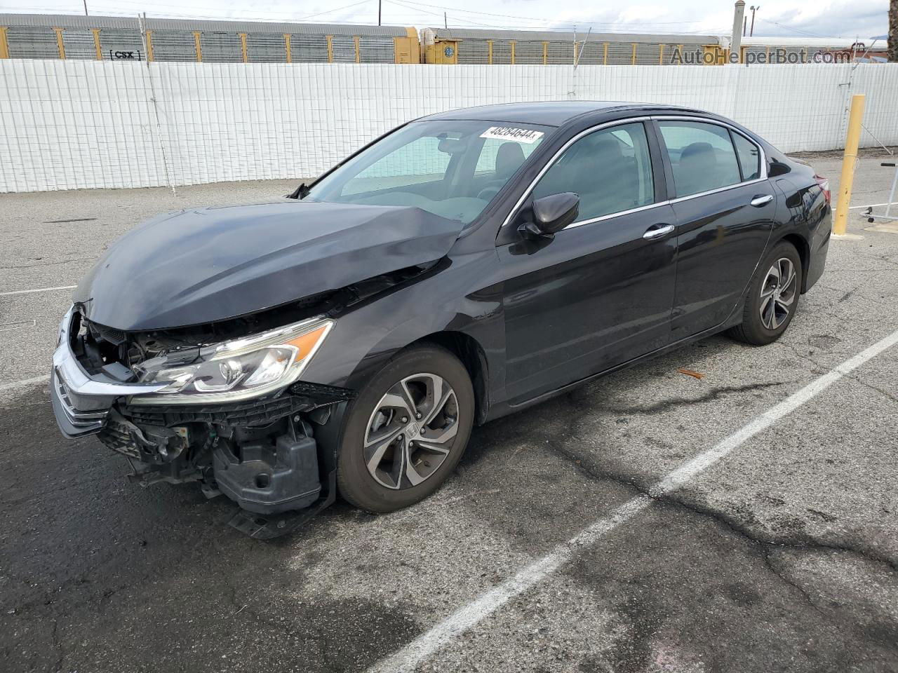 2017 Honda Accord Lx Black vin: 1HGCR2F35HA178560