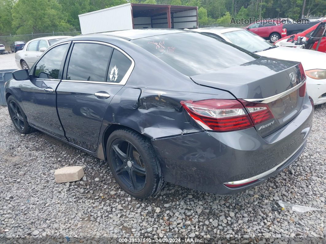 2017 Honda Accord Lx Gray vin: 1HGCR2F35HA182852