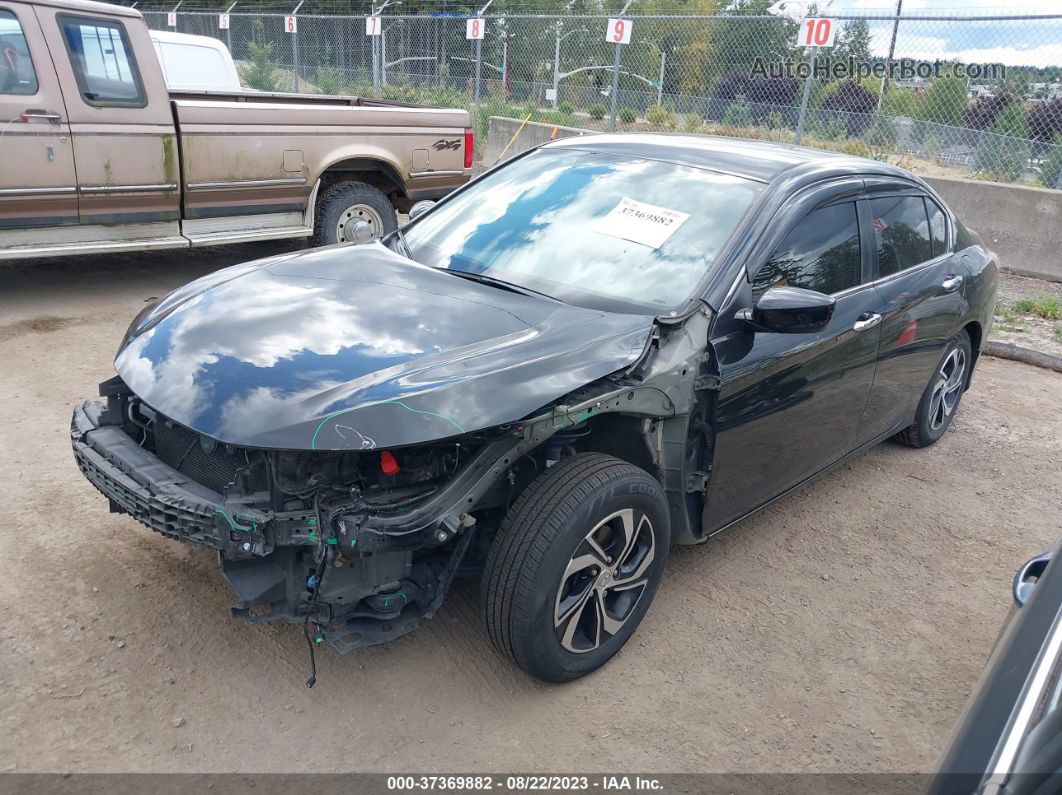 2017 Honda Accord Sedan Lx Black vin: 1HGCR2F35HA183144