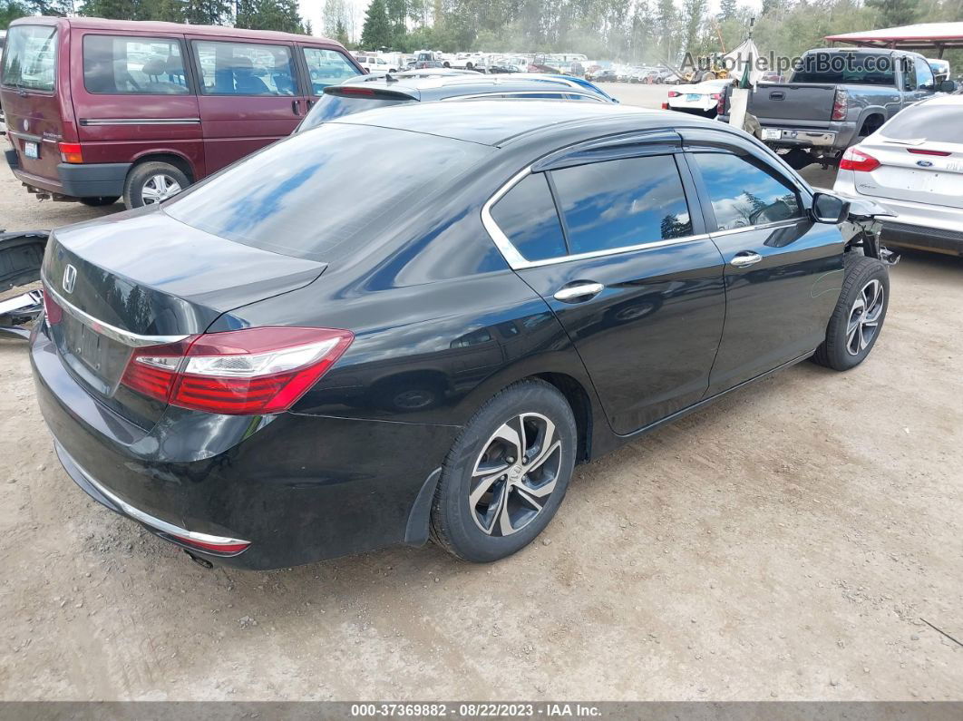 2017 Honda Accord Sedan Lx Black vin: 1HGCR2F35HA183144