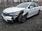 2017 Honda Accord Lx White vin: 1HGCR2F35HA185931