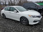 2017 Honda Accord Lx White vin: 1HGCR2F35HA185931