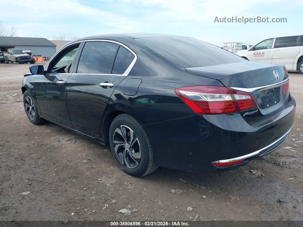 2017 Honda Accord Lx Black vin: 1HGCR2F35HA215266