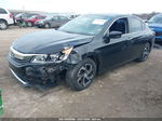 2017 Honda Accord Lx Black vin: 1HGCR2F35HA215266