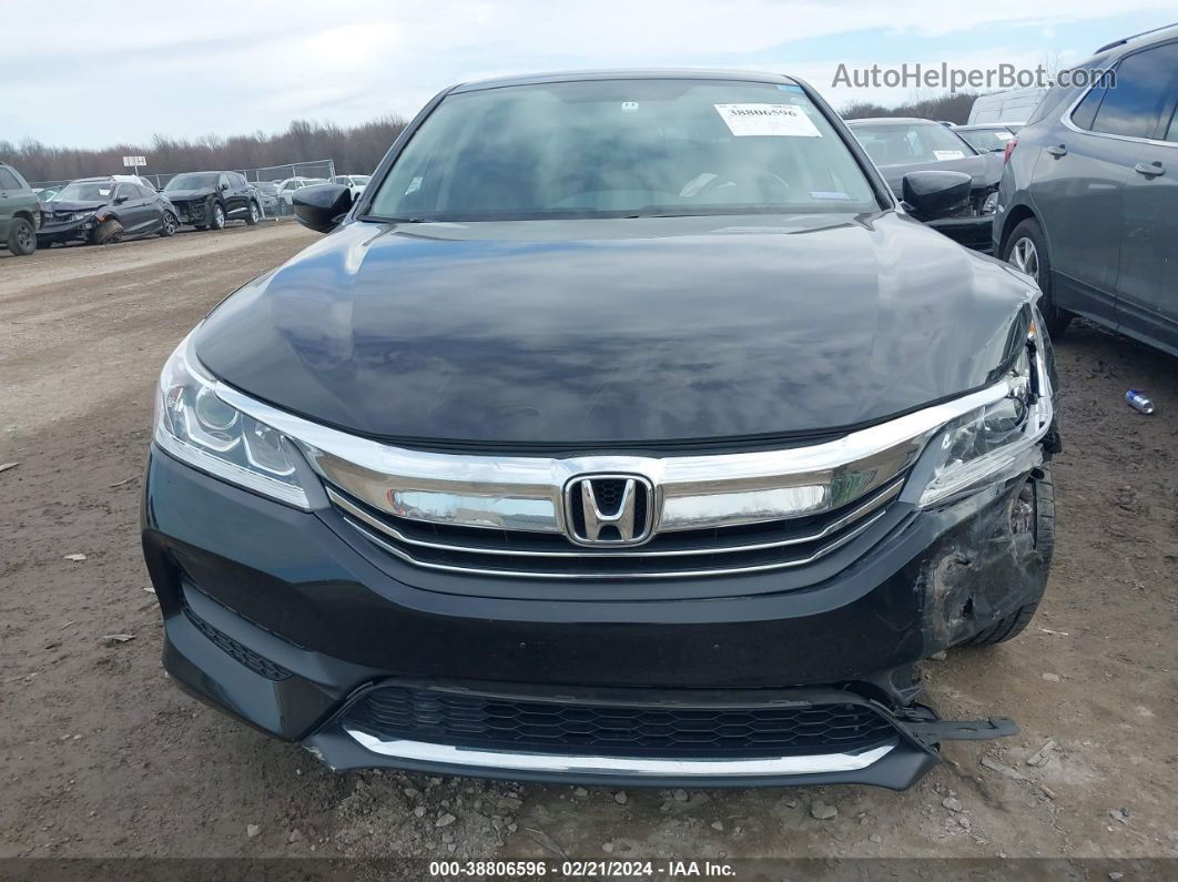 2017 Honda Accord Lx Black vin: 1HGCR2F35HA215266