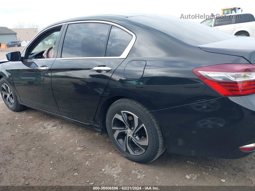 2017 Honda Accord Lx Black vin: 1HGCR2F35HA215266