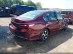 2017 Honda Accord Lx Burgundy vin: 1HGCR2F35HA229376