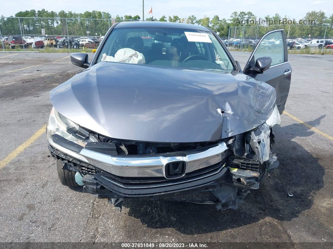 2017 Honda Accord Lx Gray vin: 1HGCR2F35HA245044