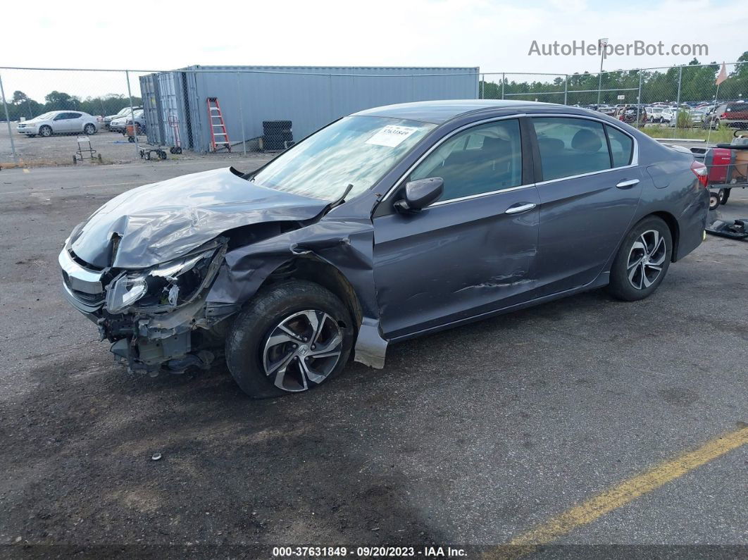 2017 Honda Accord Lx Gray vin: 1HGCR2F35HA245044