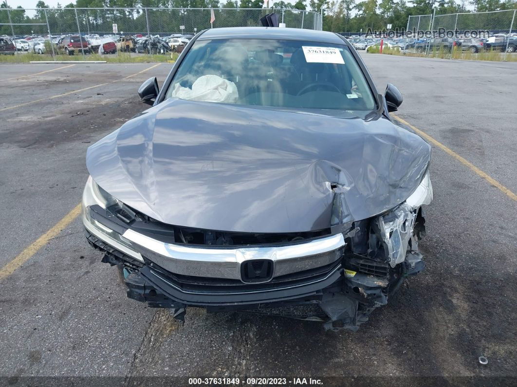 2017 Honda Accord Lx Gray vin: 1HGCR2F35HA245044