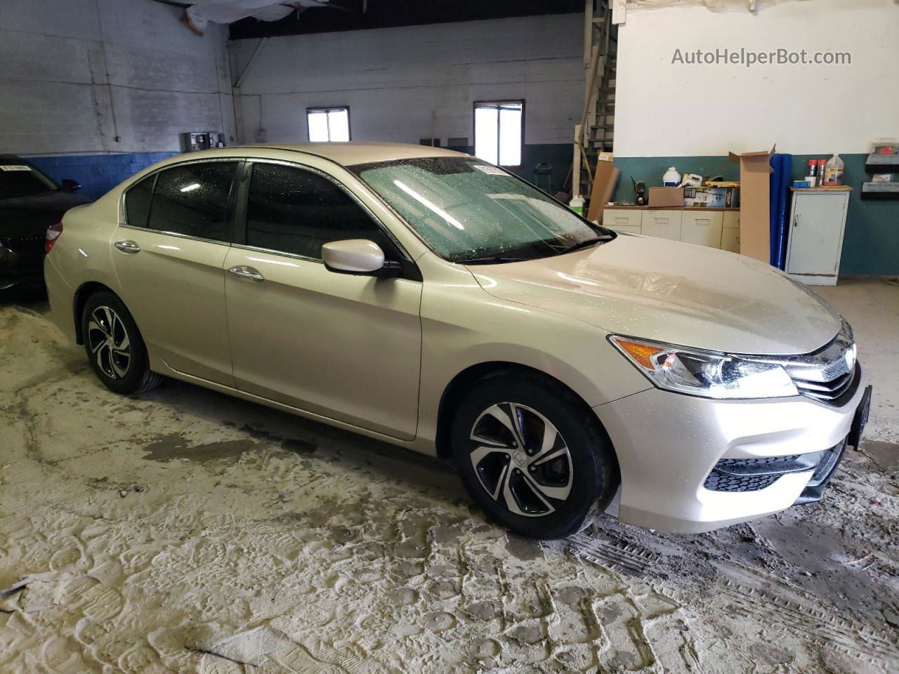 2017 Honda Accord Lx Tan vin: 1HGCR2F35HA259185