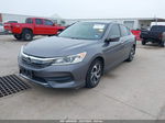 2017 Honda Accord Lx Gray vin: 1HGCR2F35HA301998