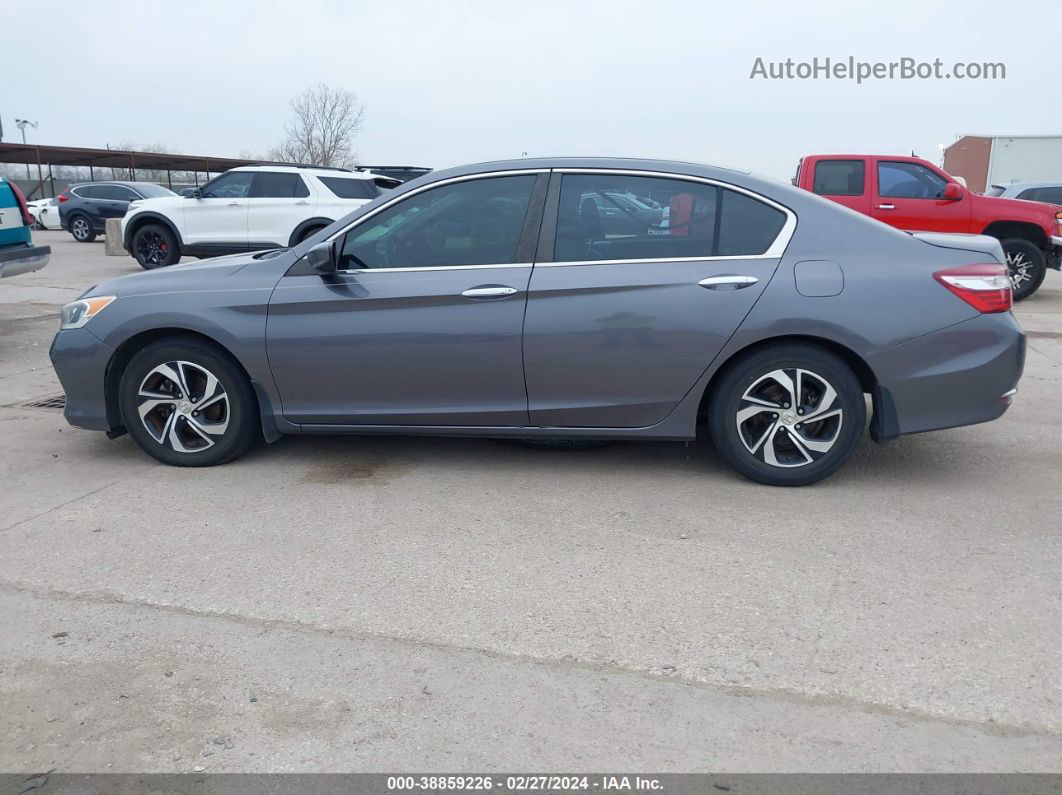 2017 Honda Accord Lx Gray vin: 1HGCR2F35HA301998