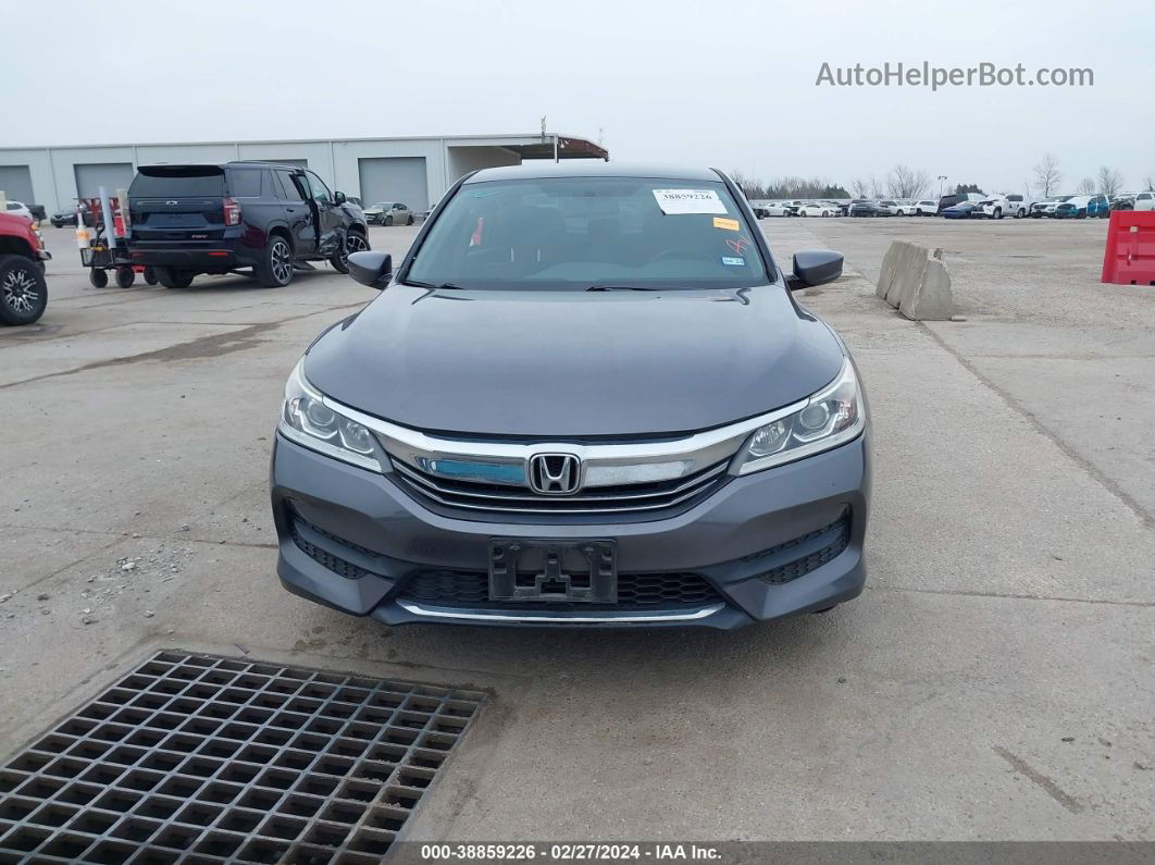 2017 Honda Accord Lx Gray vin: 1HGCR2F35HA301998